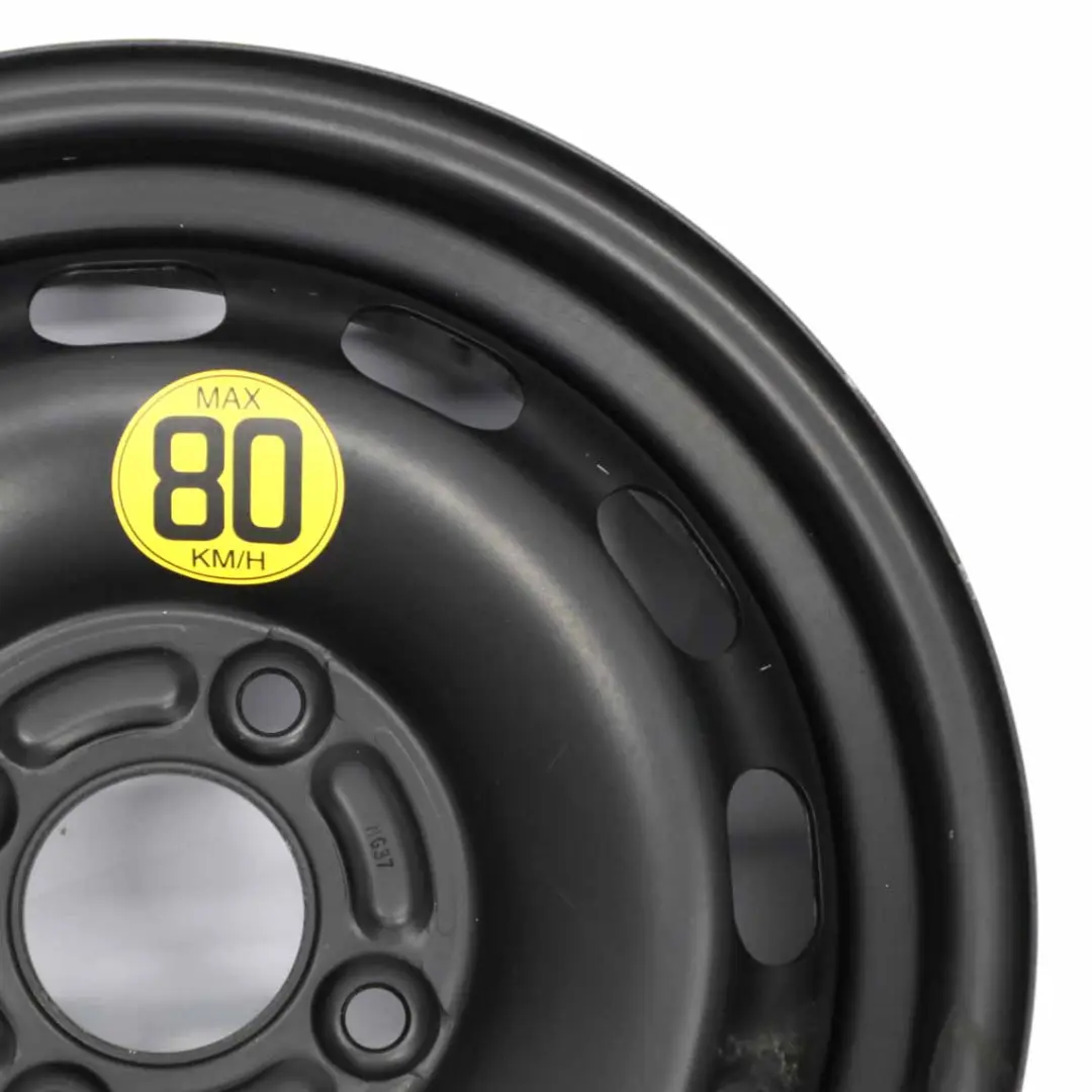 Ford Fiesta MK7 Black Steel Wheel Rim 14" 5,5J ET:37,5 4x108 - SKU 8V21BA-11090 - Part number 8V21BA-11090