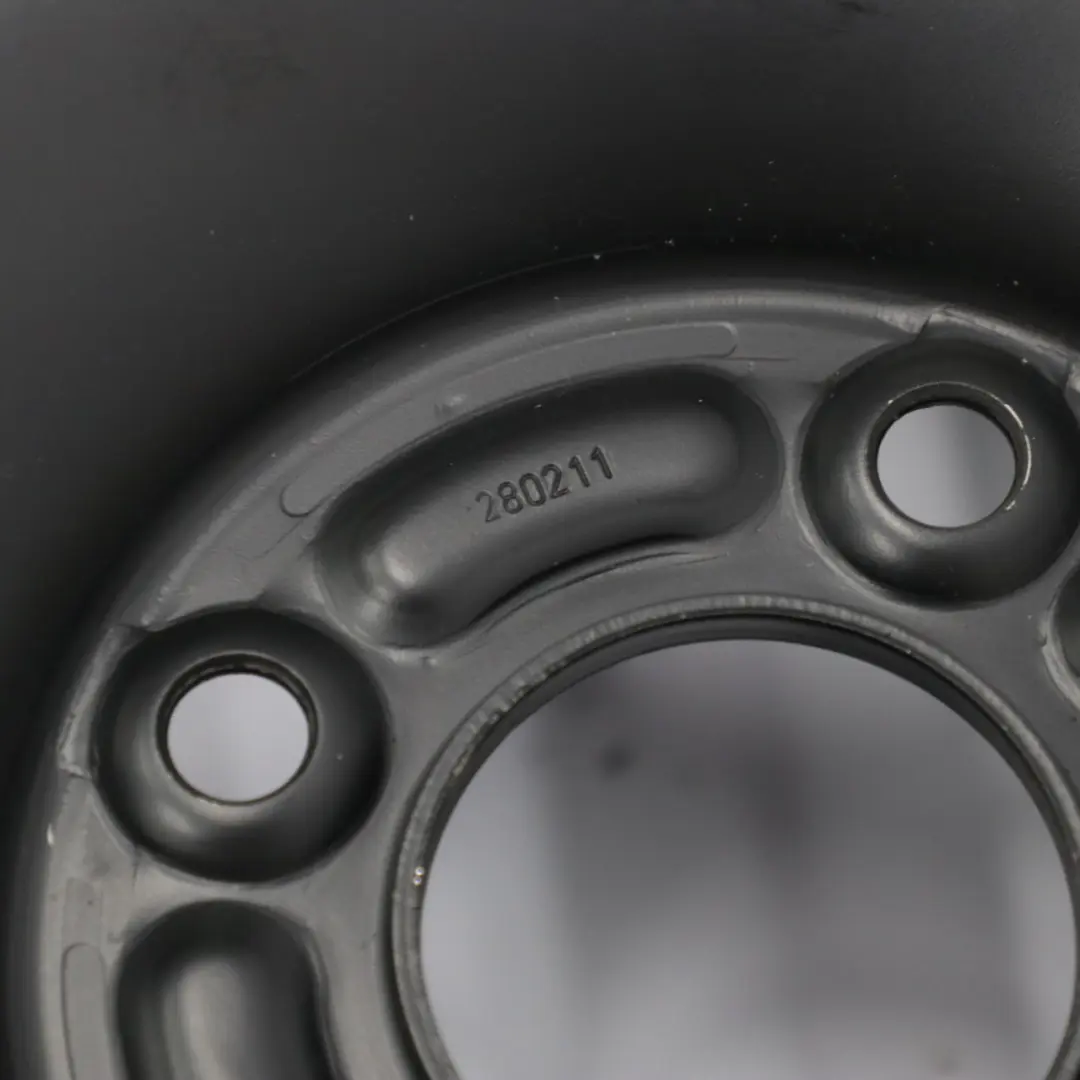 Ford Fiesta MK7 Black Steel Wheel Rim 14" 5,5J ET:37,5 4x108 - SKU 8V21BA-11090 - Part number 8V21BA-11090