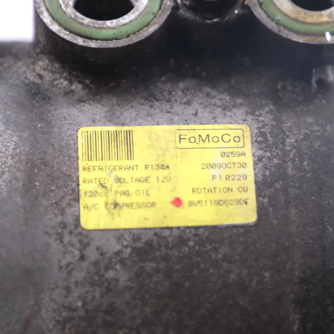 Ford Fiesta Mk7 Compresor Aire Acondicionado Bomba A/C - SKU 8V5119D629DF - Número de pieza 8V5119D629DF