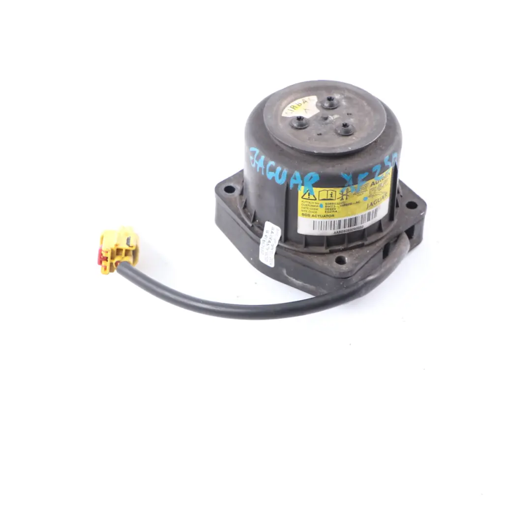 Jaguar XF250 Pedestrian Safety Bonnet Hood Airbag BDS Actuator to with Part number 8W23-16E600-AC Jaguar XF250 Pedestrian Safety Bonnet Hood Airbag BDS Actuator - SKU 8W23-16E600-AC - Part number 8W23-16E600-AC