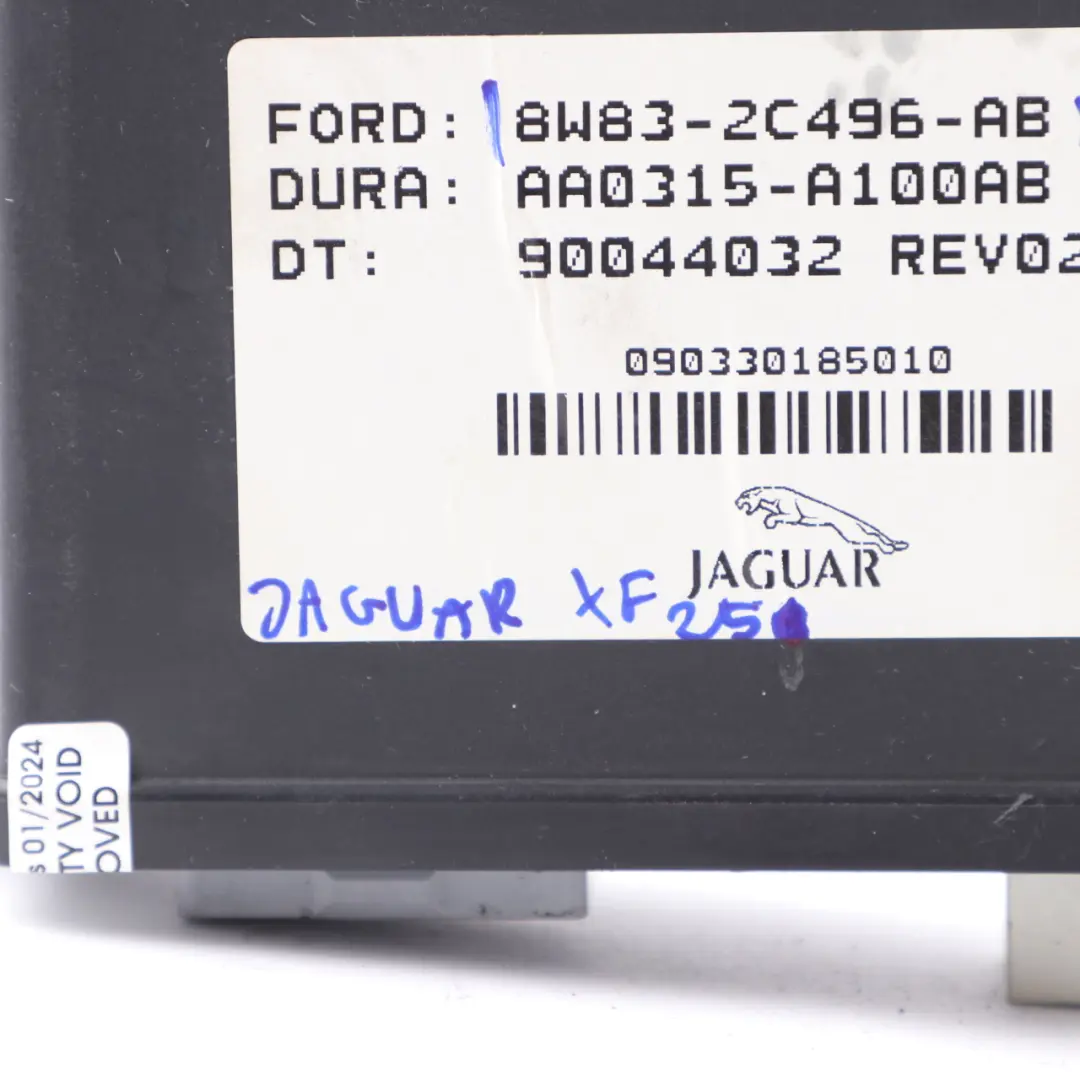  JAGUAR XF250 Electronic Parking Brake Module Handbrake Control - SKU 8W83-2C496-AB - Part number 8W83-2C496-AB