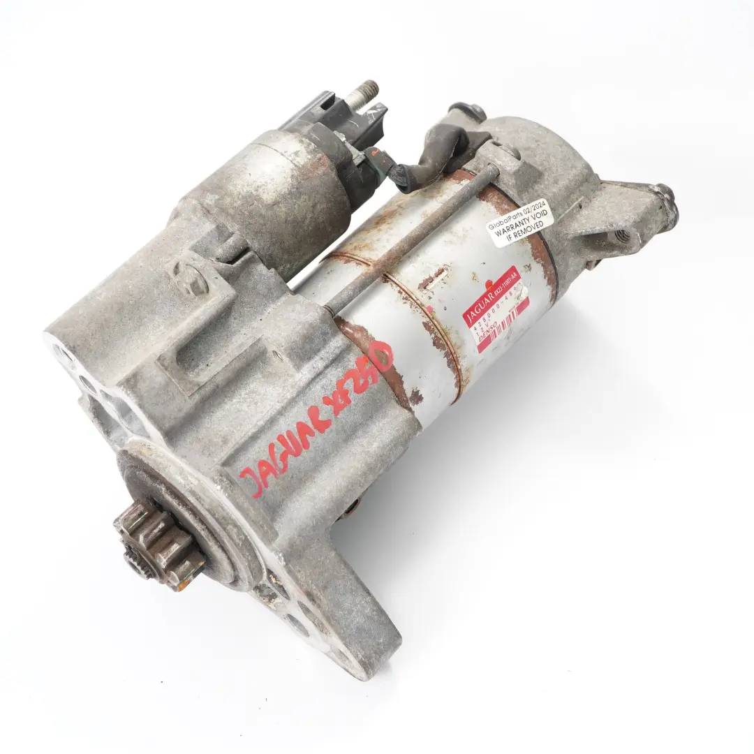  Jaguar XF X250 Diesel Engine Starter Motor 12V DENSO - SKU 8X2311001AA - Part number 8X2311001AA