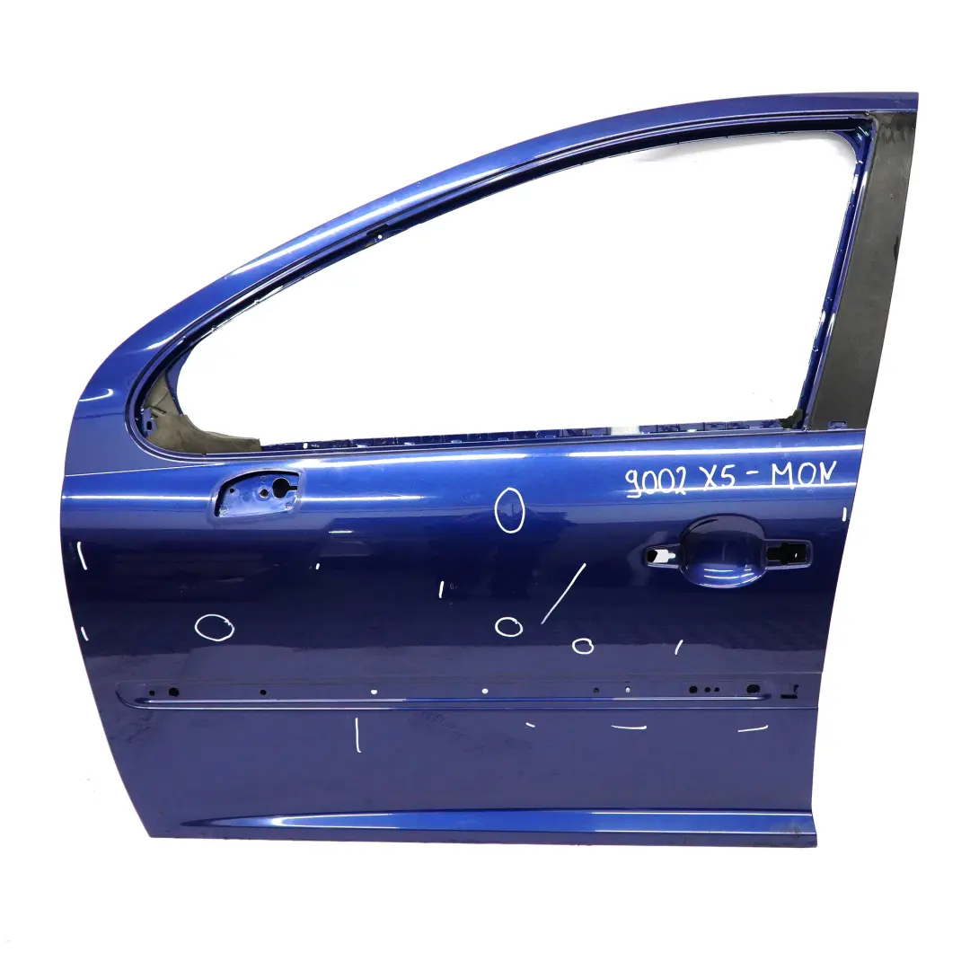  Façade de porte Peugeot 207 Gauche Version 5 portes Montebello Bleu - KPL - SKU 9002X5-MON - Numéro de pièce 9002X5