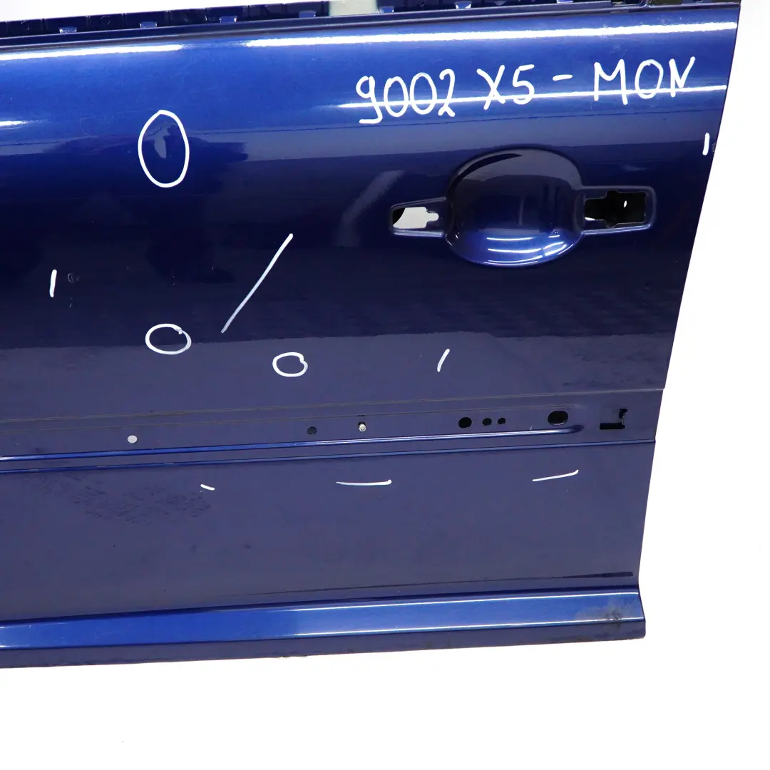  Façade de porte Peugeot 207 Gauche Version 5 portes Montebello Bleu - KPL - SKU 9002X5-MON - Numéro de pièce 9002X5
