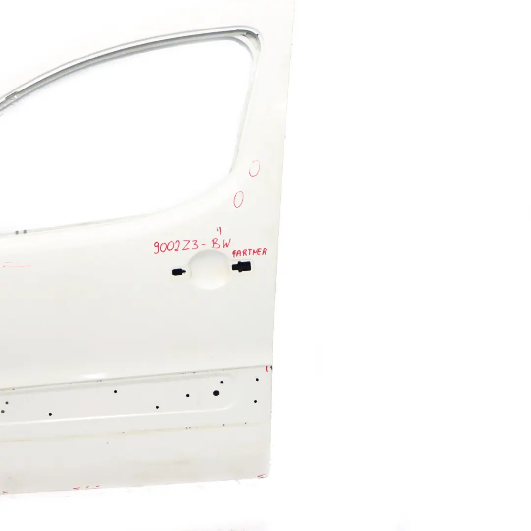 Gauche Banquise White - EWP pour Porte Avant Citroën Berlingo Peugeot Partner B9 à propos du numéro de pièce 9002Z3 Porte Avant Citroën Berlingo Peugeot Partner B9 Gauche Banquise White - EWP - SKU 9002Z3-BW - Numéro de pièce 9002Z3