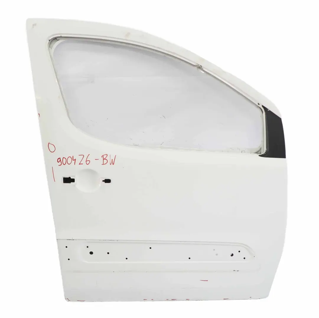 Droite Banquise White - EWP pour Porte Avant Citroën Berlingo Peugeot Partner B9 à propos du numéro de pièce 9004Z6 Porte Avant Citroën Berlingo Peugeot Partner B9 Droite Banquise White - EWP - SKU 9004Z6-BW - Numéro de pièce 9004Z6