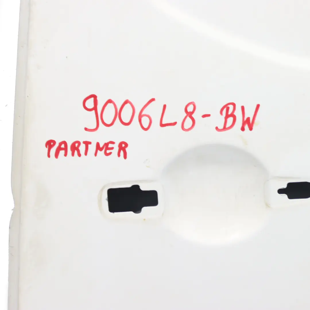  Citroen Berlingo Peugeot Partner Schiebetür hinten links Banquise Weiß - EWP - SKU 9006L8-BW - Teilenummer 9006L8