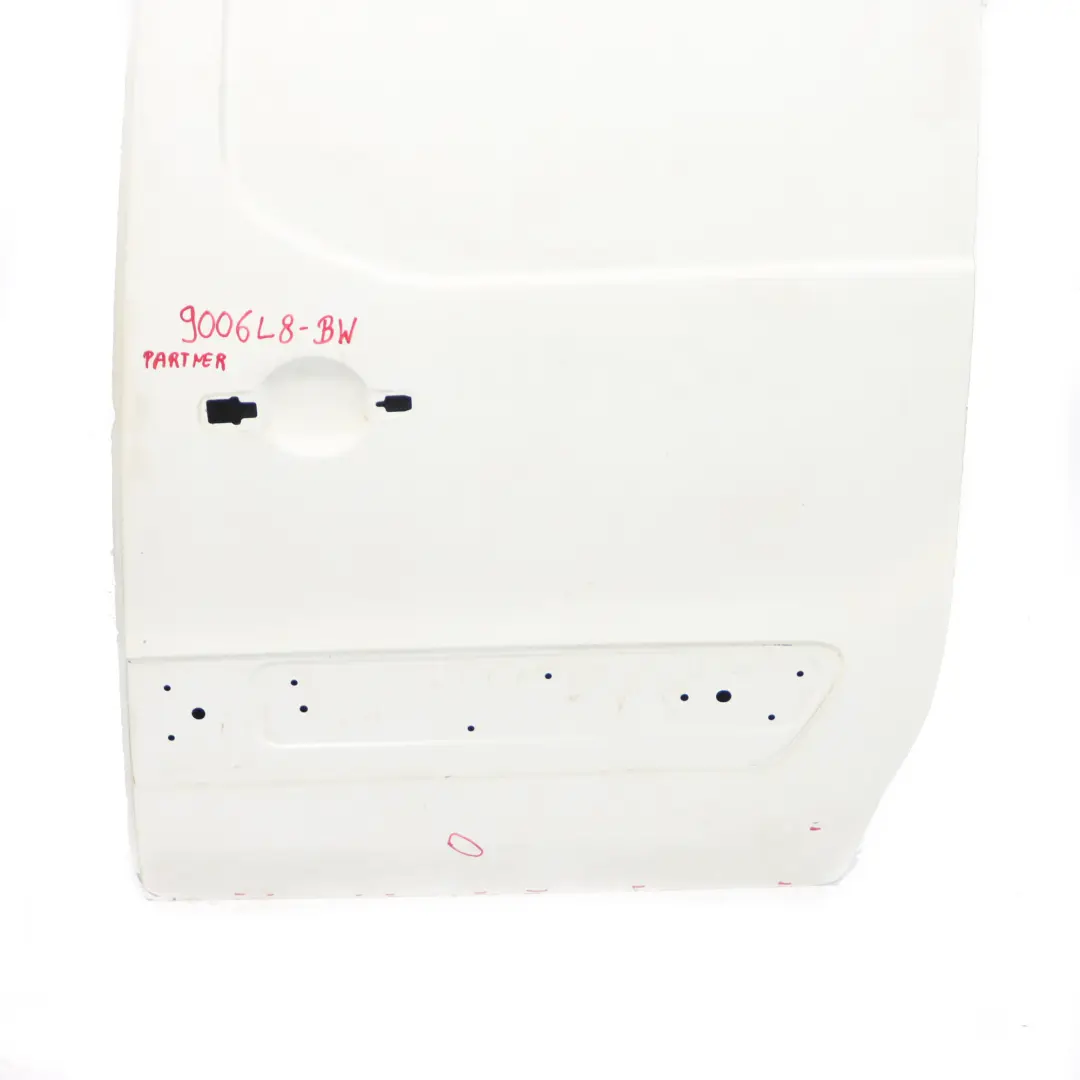  Citroen Berlingo Peugeot Partner Porta scorrevole posteriore sinistra Bianco - SKU 9006L8-BW - Numero di parte 9006L8