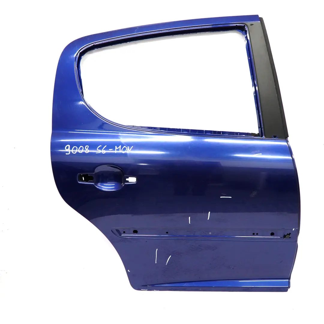 Puerta Trasera Peugeot 207 Derecha 5-Puertas Version Montebello Azul - KPL para con número de pieza 9008S6 Puerta Trasera Peugeot 207 Derecha 5-Puertas Version Montebello Azul - KPL - SKU 9008S6-MON - Número de pieza 9008S6