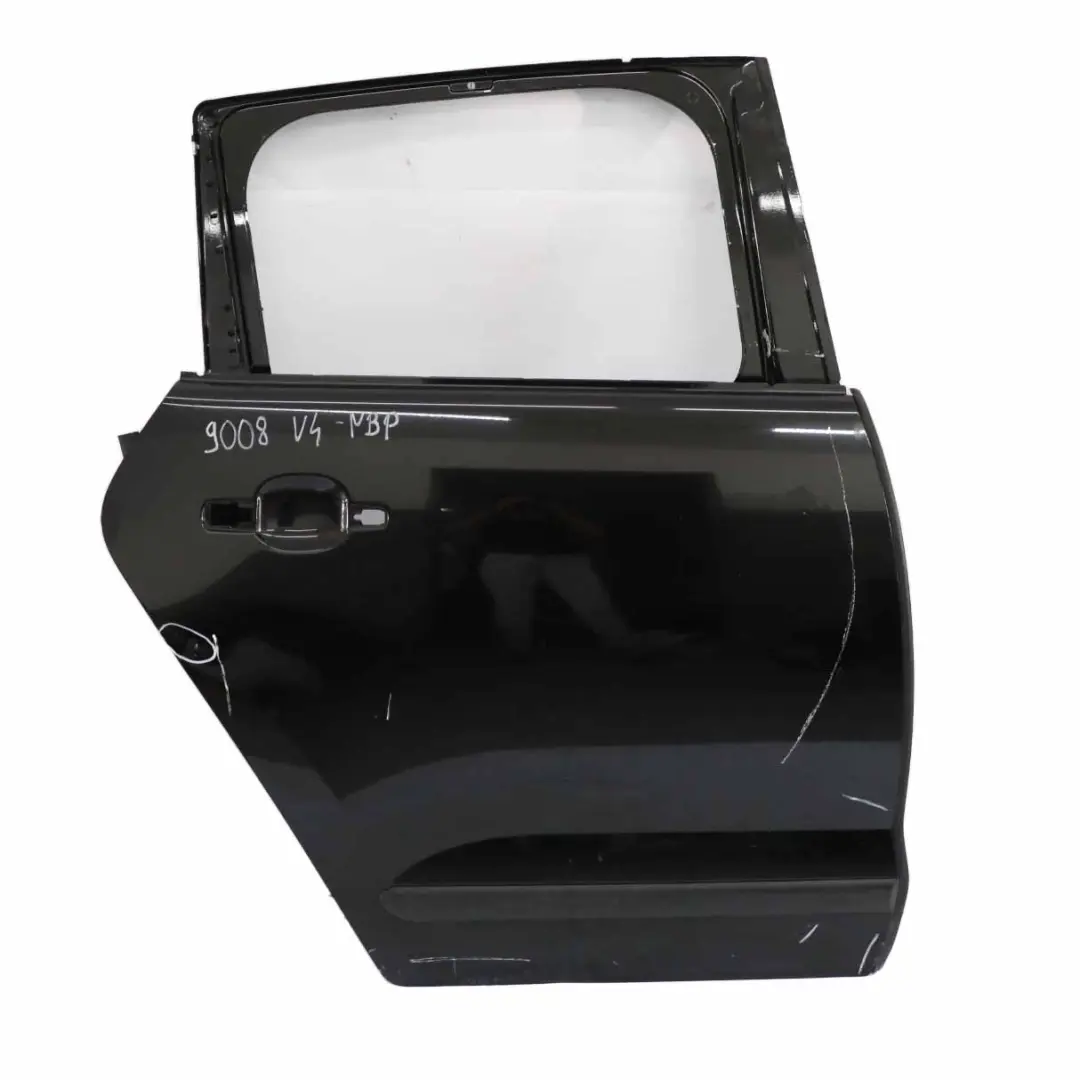 T84 Door Rear Right O/S Nero Black Pearl - KTV to Peugeot 3008 with Part number 9008 V4 Peugeot 3008 T84 Door Rear Right O/S Nero Black Pearl - KTV - SKU 9008 V4-NBP - Part number 9008 V4