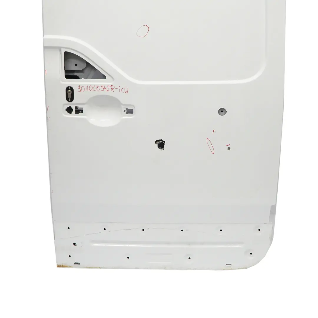 Renault Master III Rear Door Right O/S Tailgate Boot Trunk Lid Ice White - 389 - SKU 901005942R-ICW - Part number 901005942R