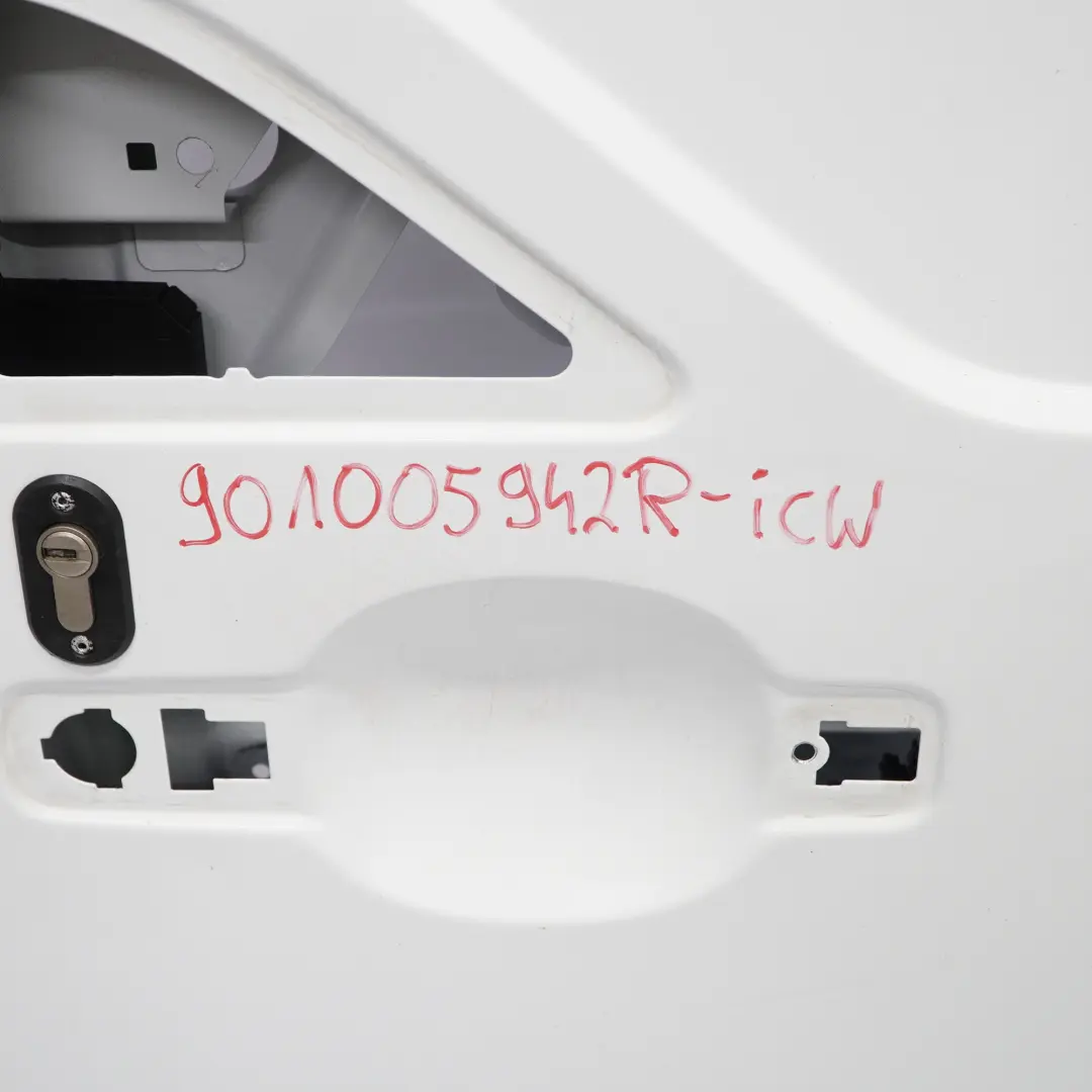 Door Right O/S Tailgate Boot Trunk Lid Ice White - 389 to Renault Master III Rear with Part number 901005942R Renault Master III Rear Door Right O/S Tailgate Boot Trunk Lid Ice White - 389 - SKU 901005942R-ICW - Part number 901005942R