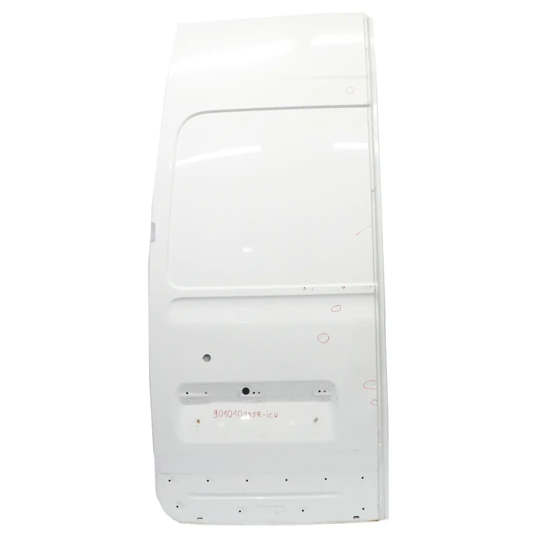 Door Left N/S Tailgate Boot Trunk Lid Ice White - 389 to Renault Master III Rear with Part number 901010195R Renault Master III Rear Door Left N/S Tailgate Boot Trunk Lid Ice White - 389 - SKU 901010195R-ICW - Part number 901010195R