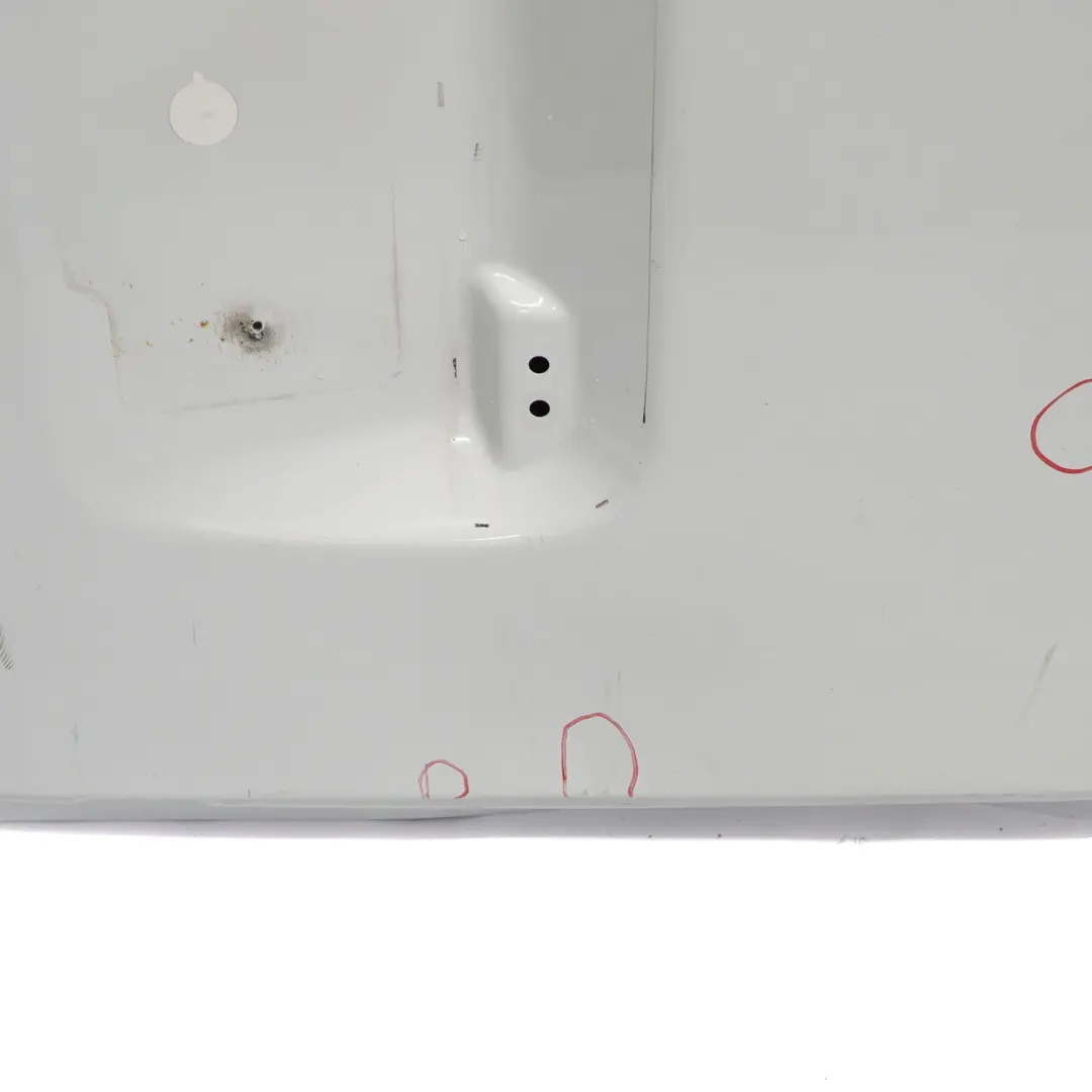 Door Left N/S Tailgate Boot Trunk Lid Ice White - 389 to Renault Master III Rear with Part number 901010195R Renault Master III Rear Door Left N/S Tailgate Boot Trunk Lid Ice White - 389 - SKU 901010195R-ICW - Part number 901010195R