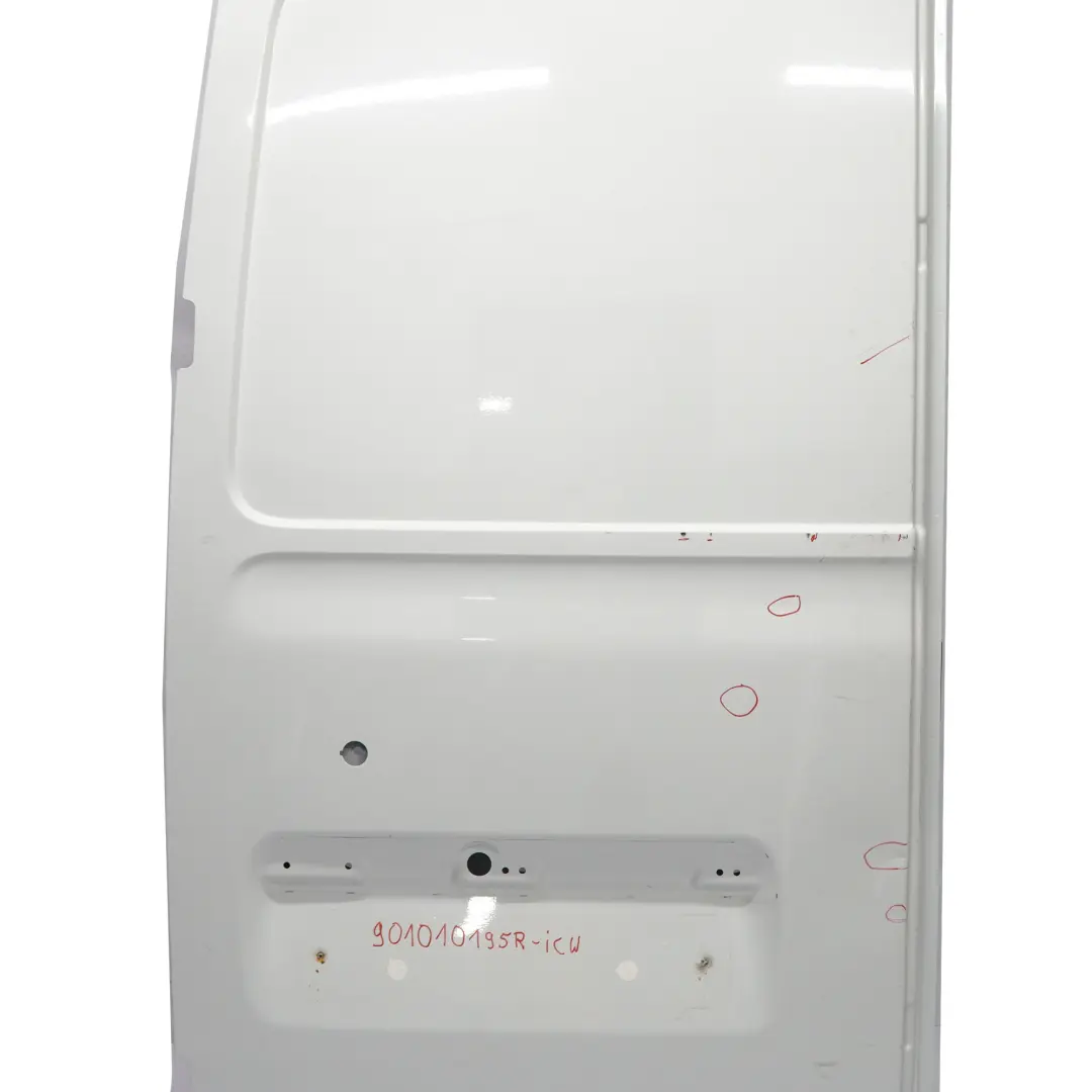 Door Left N/S Tailgate Boot Trunk Lid Ice White - 389 to Renault Master III Rear with Part number 901010195R Renault Master III Rear Door Left N/S Tailgate Boot Trunk Lid Ice White - 389 - SKU 901010195R-ICW - Part number 901010195R