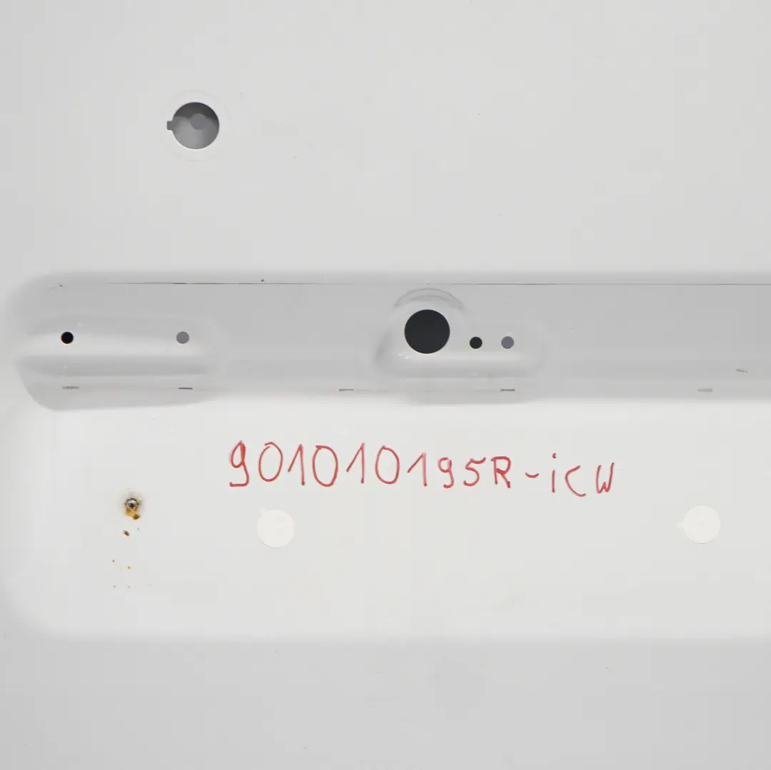 Door Left N/S Tailgate Boot Trunk Lid Ice White - 389 to Renault Master III Rear with Part number 901010195R Renault Master III Rear Door Left N/S Tailgate Boot Trunk Lid Ice White - 389 - SKU 901010195R-ICW - Part number 901010195R