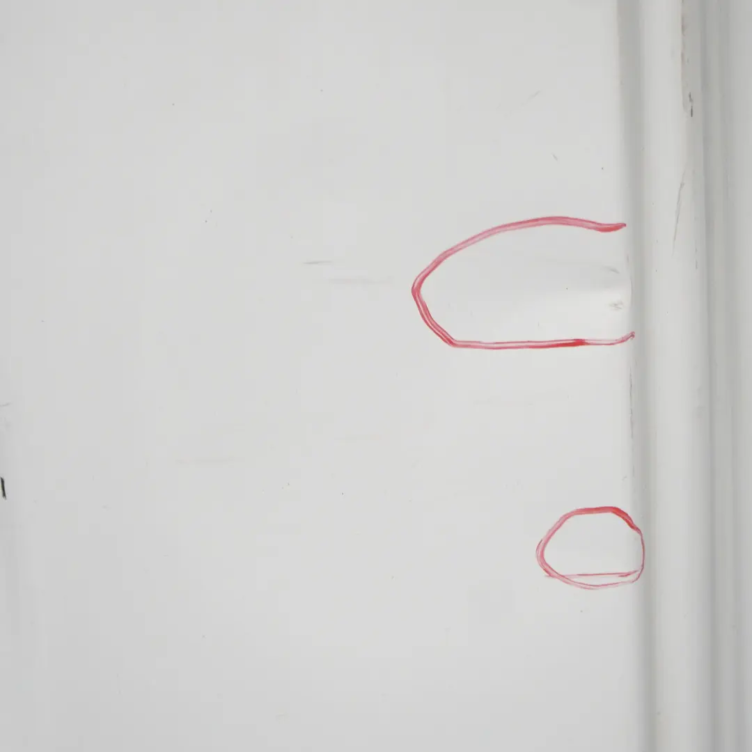 Door Left N/S Tailgate Boot Trunk Lid Ice White - 389 to Renault Master III Rear with Part number 901010195R Renault Master III Rear Door Left N/S Tailgate Boot Trunk Lid Ice White - 389 - SKU 901010195R-ICW - Part number 901010195R