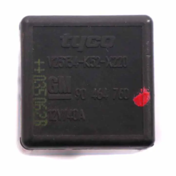 Relais 4-Pin Unité bougie préchauffage Noir Tyco pour GM Vauxhall Opel à propos du numéro de pièce 90464760 GM Vauxhall Opel Relais 4-Pin Unité bougie préchauffage Noir Tyco - SKU 90464760 - Numéro de pièce 90464760