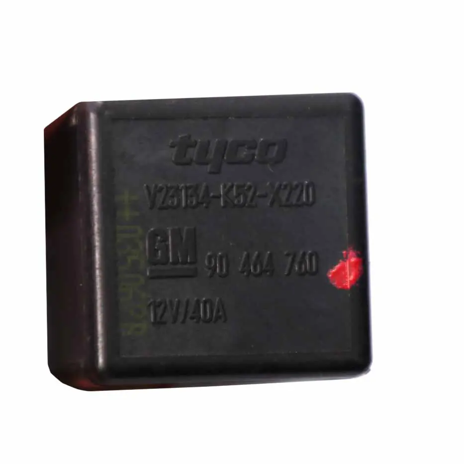 Relé 4-Pin Unidad bujía de incandescencia Negro Tyco para GM Vauxhall Opel con número de pieza 90464760 GM Vauxhall Opel Relé 4-Pin Unidad bujía de incandescencia Negro Tyco - SKU 90464760 - Número de pieza 90464760
