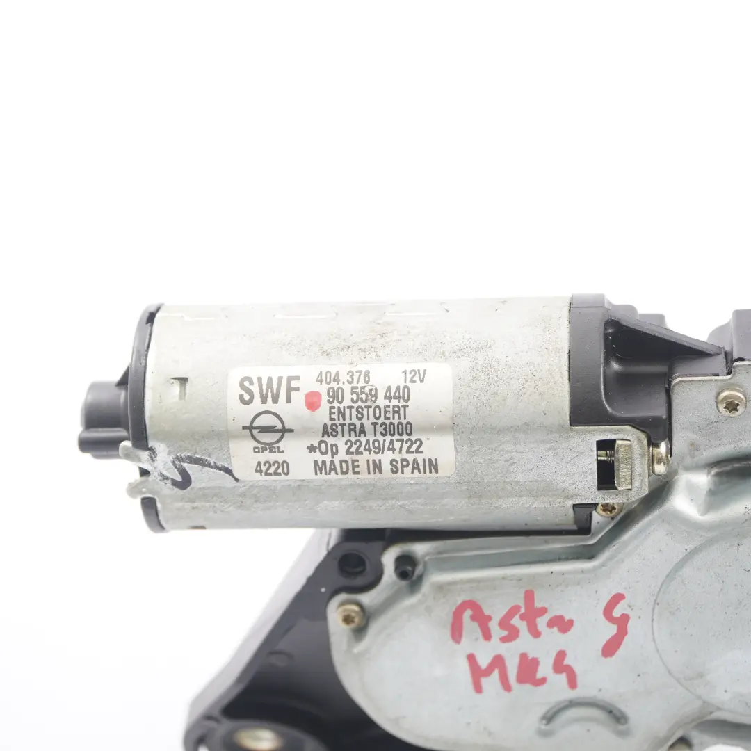Wischermotor Heckscheibenantrieb für Opel Astra G mit Teilenummer 90559440 Opel Astra G Wischermotor Heckscheibenantrieb - SKU 90559440 - Teilenummer 90559440