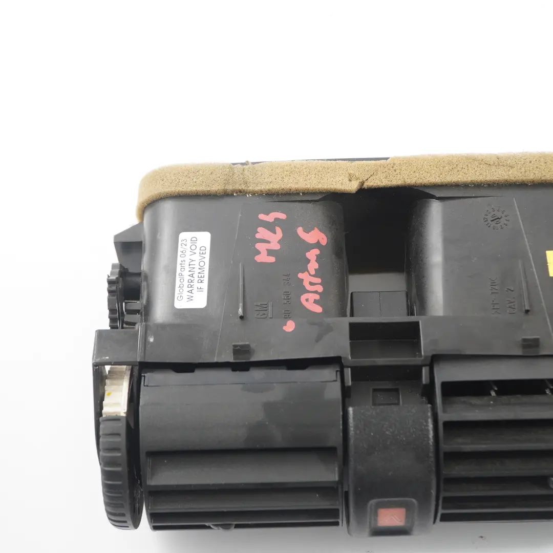 Opel Astra G Salida de aire Tablero de instrumentos delantera central - SKU 90560344 - Número de pieza 90560344