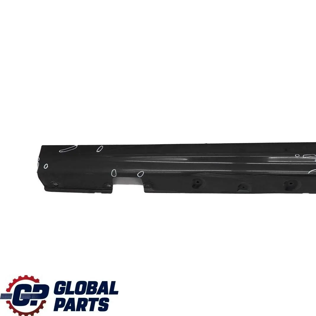 BMW 3 er E46 Schwellerleiste Schweller Links Black Sapphire Metallic - 475 - SKU 9071633-BS - Teilenummer 9071633