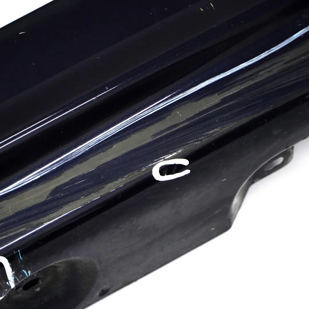 BMW 3 E46 Berlina Touring Faldón lateral izquierdo Panel patada Orientblau - 317 - SKU 9071633-OB - Número de pieza 9071633