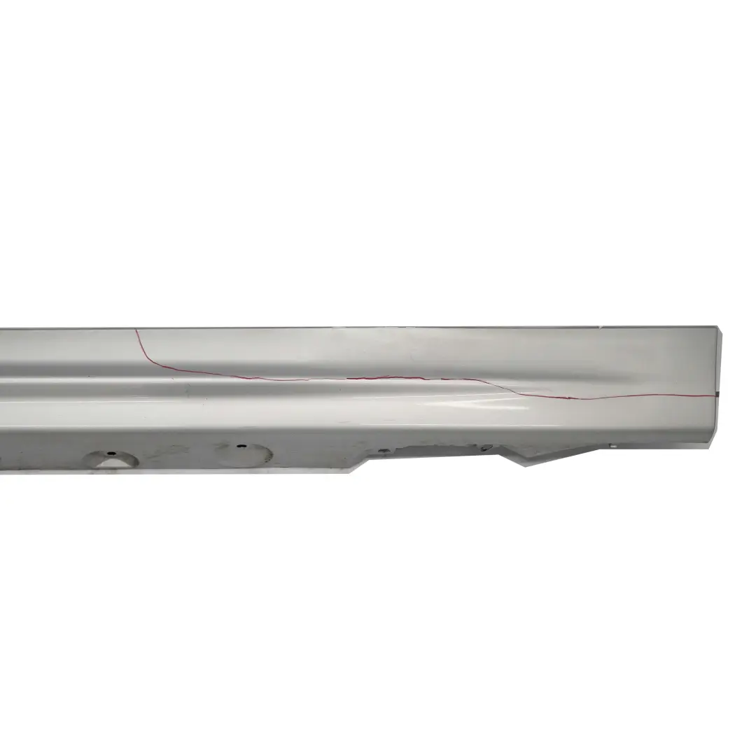 BMW 3 E46 2 Limousine Touring Bas de Porte Seuil a Gauche Argent Titane - 354 - SKU 9071633-TS2 - Numéro de pièce 9071633