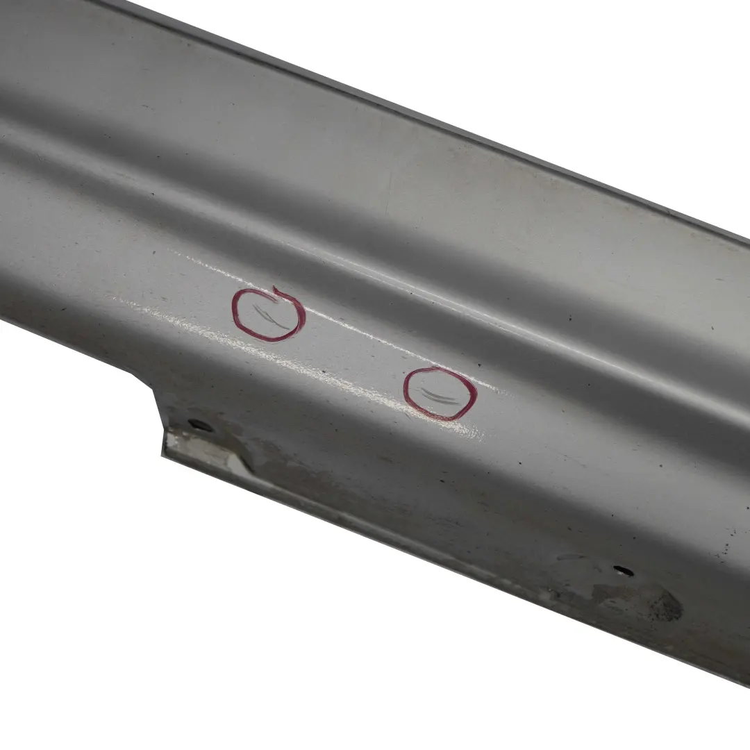 BMW 3 E46 2 Limousine Touring Bas de Porte Seuil a Gauche Argent Titane - 354 - SKU 9071633-TS2 - Numéro de pièce 9071633