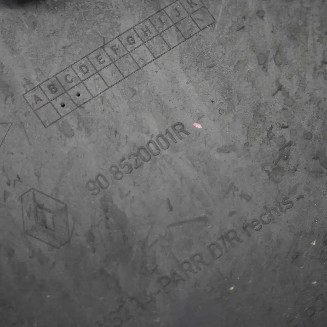 Mk3 Modanatura porta posteriore destra Copertura per Renault Master con numero di parte 908520001R Renault Master Mk3 Modanatura porta posteriore destra Copertura - SKU 908520001R - Numero di parte 908520001R