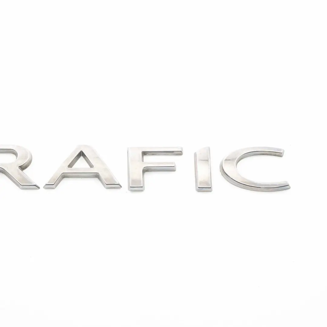 Renault Trafic III Trunk Emblem Rear Boot Tailgate Badge Logo Adhered Chrome - SKU 908900184R - Part number 908900184R