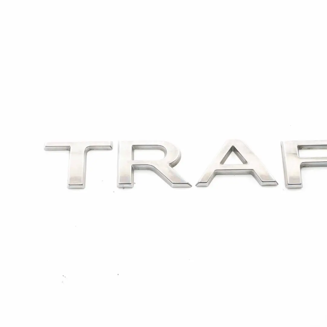 Renault Trafic III Trunk Emblem Rear Boot Tailgate Badge Logo Adhered Chrome - SKU 908900184R - Part number 908900184R