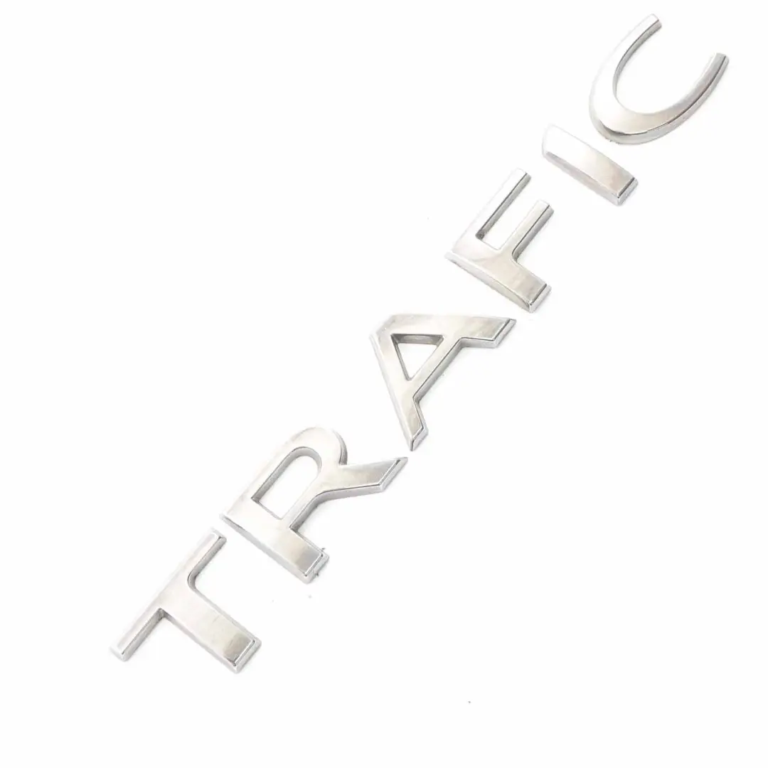 Renault Trafic III Emblème de coffre arrière Badge de hayon Logo collé Chrome - SKU 908900184R - Numéro de pièce 908900184R