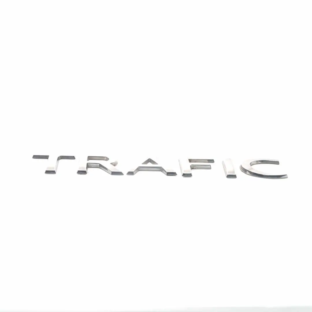 Renault Trafic III Trunk Emblem Rear Boot Tailgate Badge Logo Adhered Chrome - SKU 908900184R - Part number 908900184R