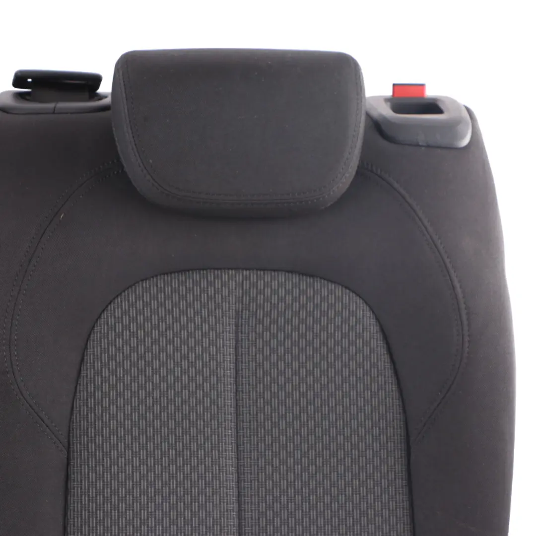 Backrest Left N/S Covering Cloth Fabric Grid Anthracite to BMW F40 Rear Seat with Part number 9108153 BMW F40 Rear Seat Backrest Left N/S Covering Cloth Fabric Grid Anthracite - SKU 9108153 - Part number 9108153