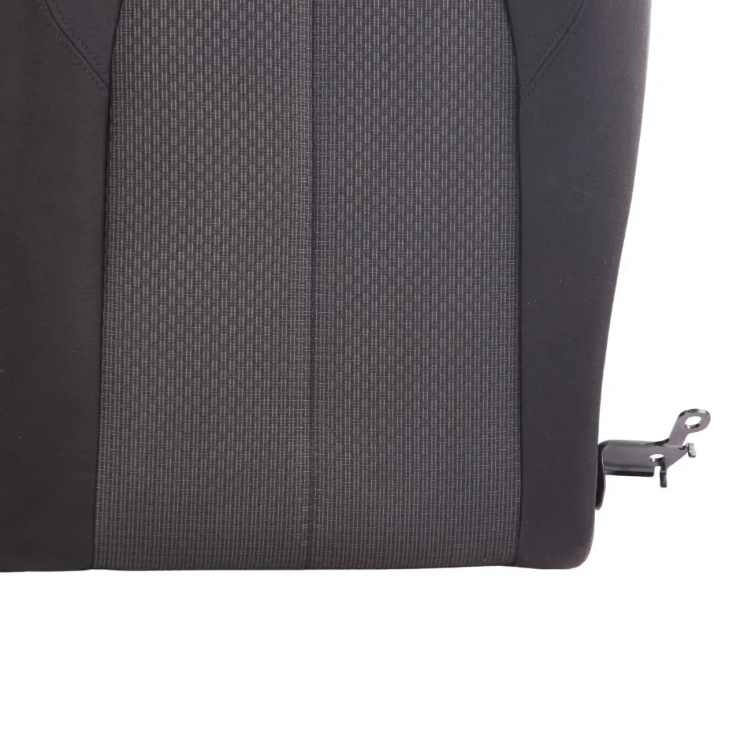 Backrest Left N/S Covering Cloth Fabric Grid Anthracite to BMW F40 Rear Seat with Part number 9108153 BMW F40 Rear Seat Backrest Left N/S Covering Cloth Fabric Grid Anthracite - SKU 9108153 - Part number 9108153