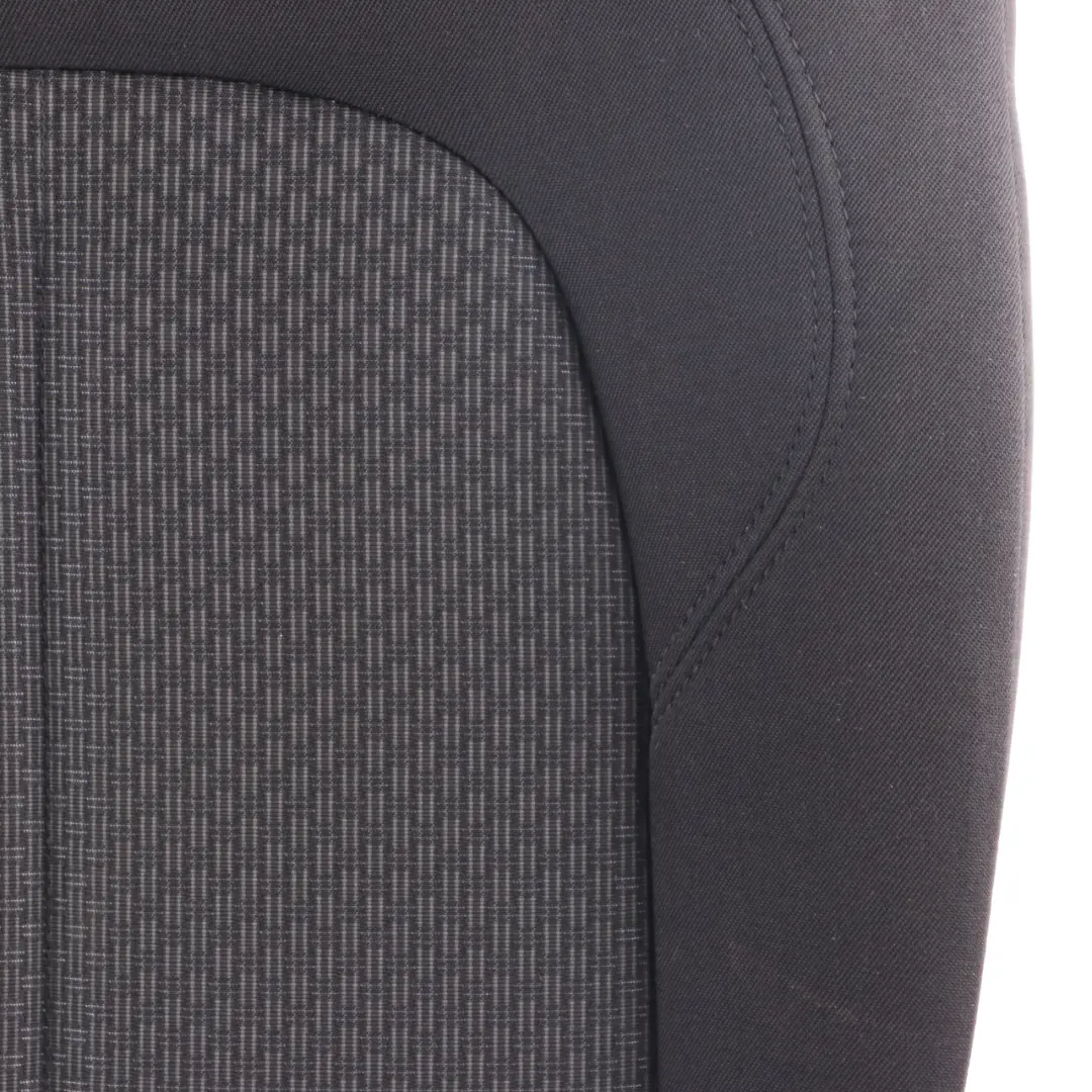Backrest Left N/S Covering Cloth Fabric Grid Anthracite to BMW F40 Rear Seat with Part number 9108153 BMW F40 Rear Seat Backrest Left N/S Covering Cloth Fabric Grid Anthracite - SKU 9108153 - Part number 9108153