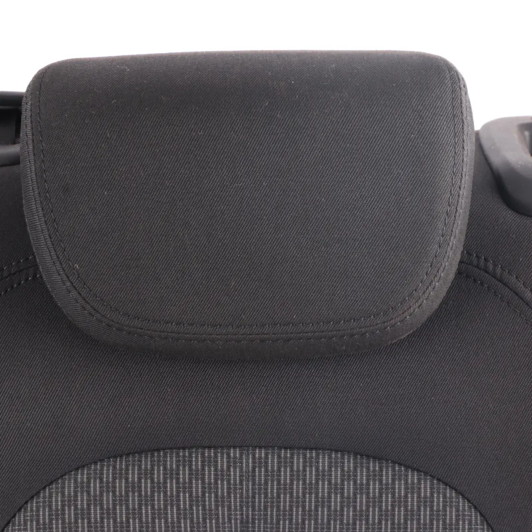 Backrest Left N/S Covering Cloth Fabric Grid Anthracite to BMW F40 Rear Seat with Part number 9108153 BMW F40 Rear Seat Backrest Left N/S Covering Cloth Fabric Grid Anthracite - SKU 9108153 - Part number 9108153