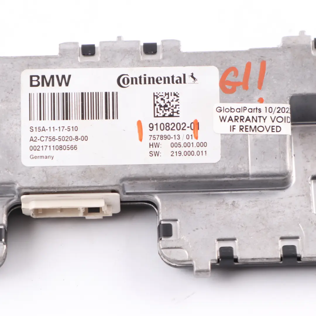 Module Caméra Avant Pare-Brise Assistance Voie pour BMW G30 G31 G11 à propos du numéro de pièce 9108202 BMW G30 G31 G11 Module Caméra Avant Pare-Brise Assistance Voie - SKU 9108202 - Numéro de pièce 9108202
