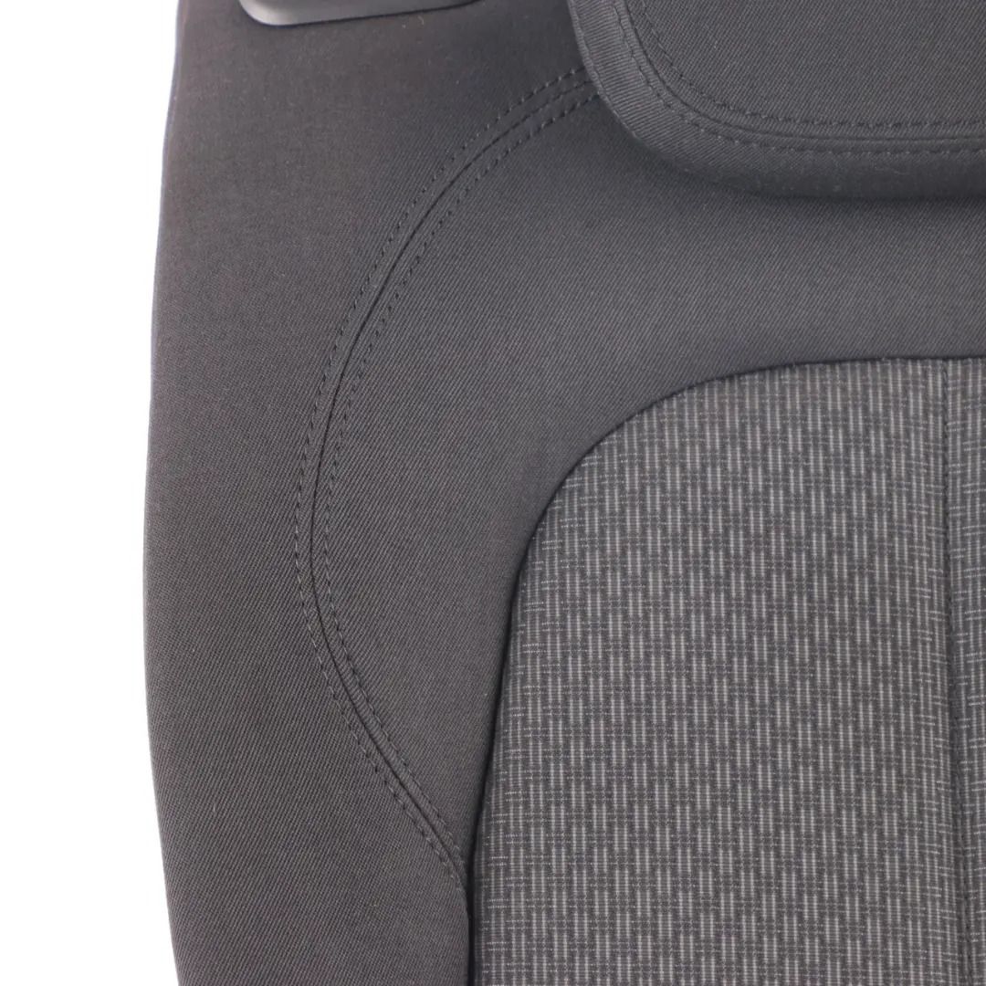 Right O/S Backrest Seat Bench Cloth Fabric Grid Anthracite to BMW F40 Rear with Part number 9108228 BMW F40 Rear Right O/S Backrest Seat Bench Cloth Fabric Grid Anthracite - SKU 9108228 - Part number 9108228