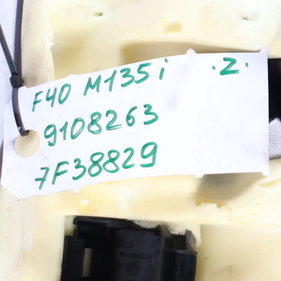 Bench BMW F40 Couch Base Sofa Covering Leather Dakota Perforated Black to Rear Seat with Part number 9108263 Rear Seat Bench BMW F40 Couch Base Sofa Covering Leather Dakota Perforated Black - SKU 9108263 - Part number 9108263