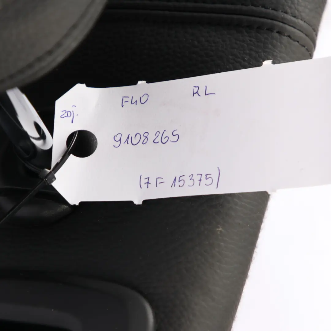 Backrest BMW F40 Left N/S Covering Leather Dakota Perforated to Rear Seat with Part number 9108265 Rear Seat Backrest BMW F40 Left N/S Covering Leather Dakota Perforated - SKU 9108265 - Part number 9108265