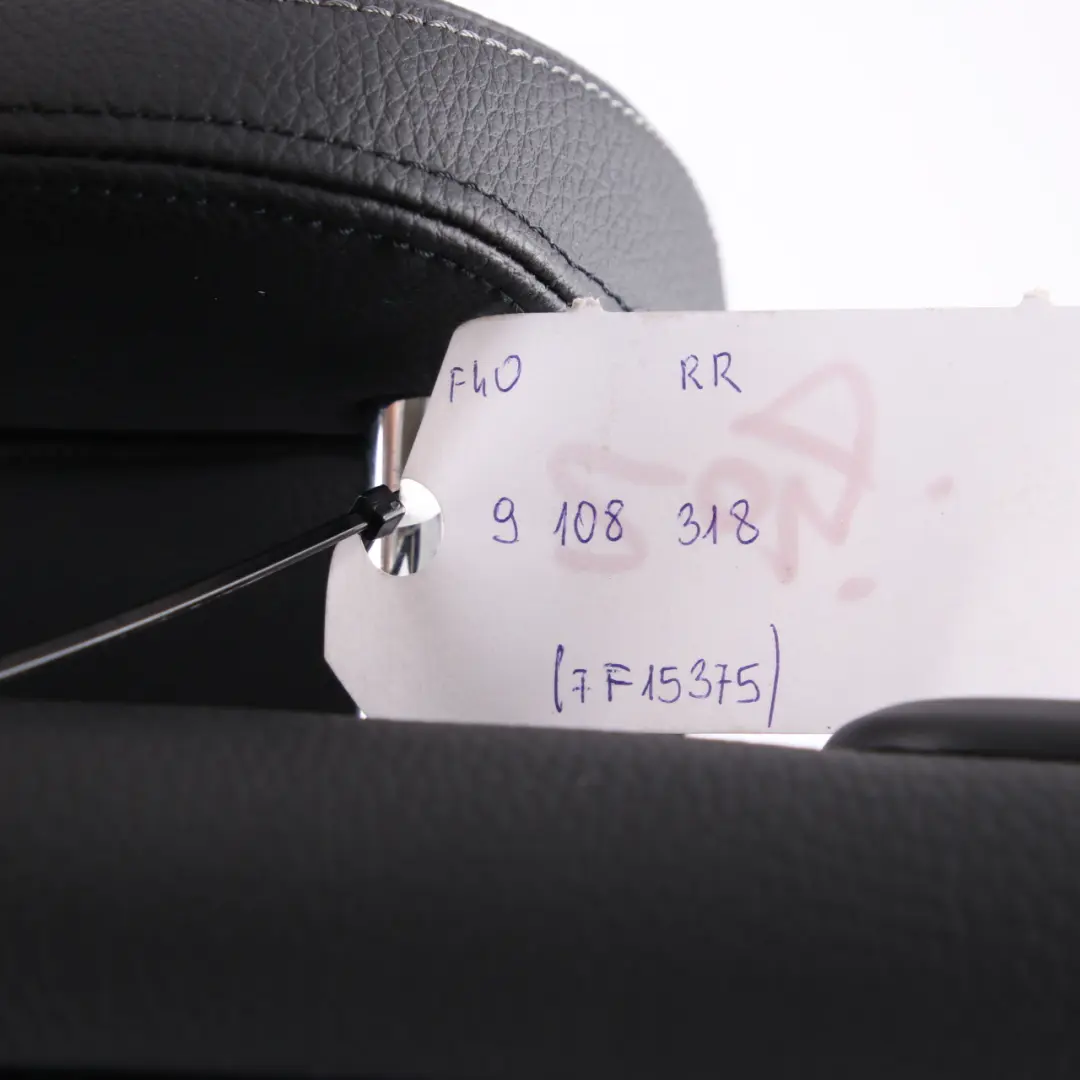 Backrest BMW F40 Right O/S Covering Leather Dakota Perforated to Rear Seat with Part number 9108318 Rear Seat Backrest BMW F40 Right O/S Covering Leather Dakota Perforated - SKU 9108318 - Part number 9108318