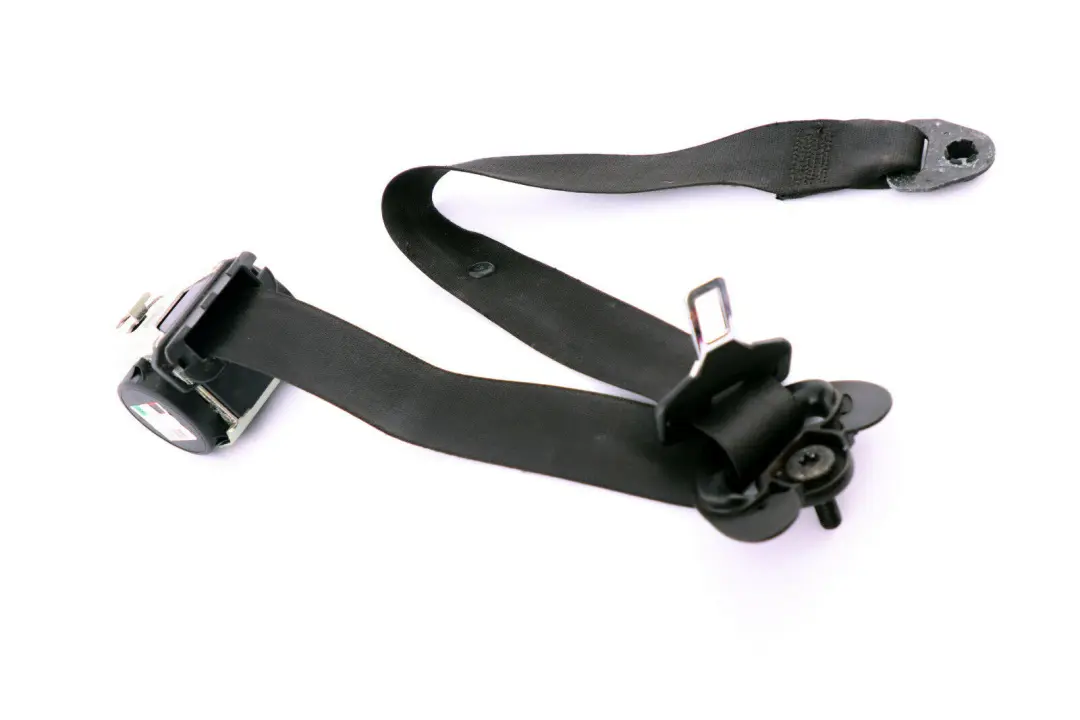 BMW E60 LCI Cinturon Superior Con Limitador De Fuerza Delantero Derecho Negro - SKU 9110046 - Número de pieza 9110046