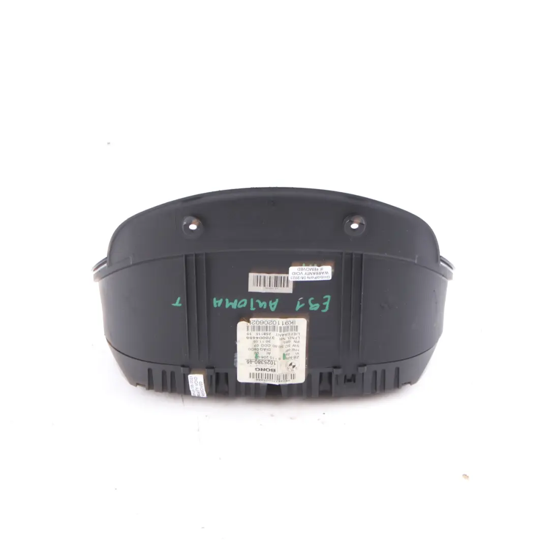 Instrument Cluster BMW X1 E84 E90 E91 Diesel Speedo Clocks Automatic to with Part number 9110206 Instrument Cluster BMW X1 E84 E90 E91 Diesel Speedo Clocks Automatic - SKU 9110206 - Part number 9110206