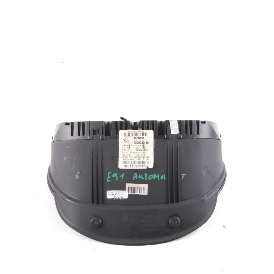  Instrument Cluster BMW X1 E84 E90 E91 Diesel Speedo Clocks Automatic - SKU 9110206 - Part number 9110206