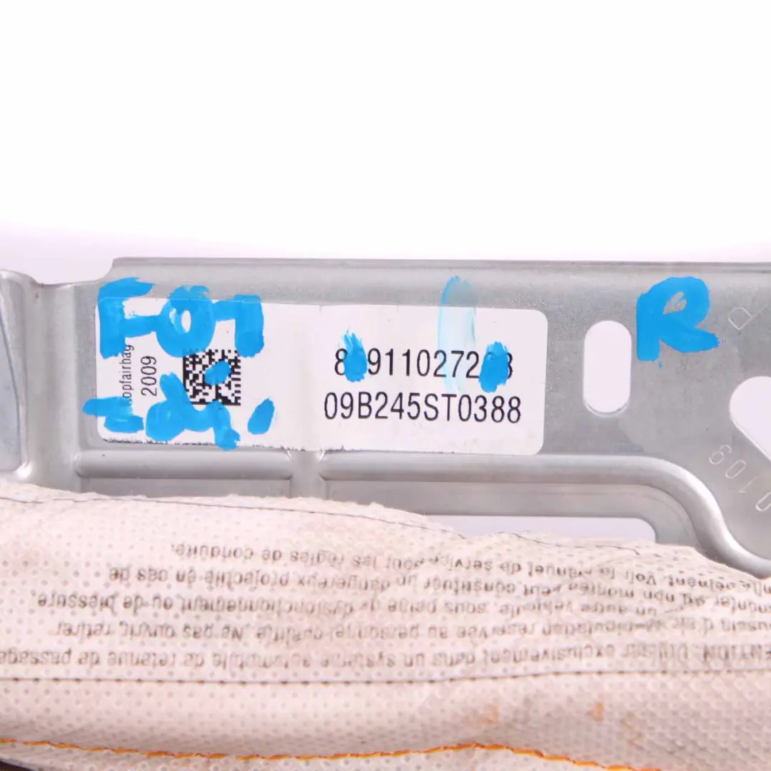 Tenda Da Tetto BMW F01 Modulo Aria Testa Destro per con numero di parte 9110272 Tenda Da Tetto BMW F01 Modulo Aria Testa Destro - SKU 9110272 - Numero di parte 9110272