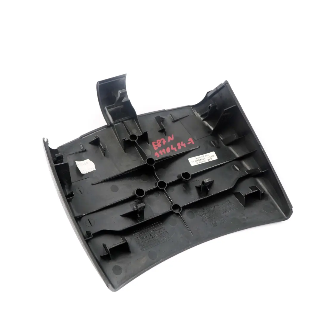 BMW 1 Series E81 E87 LCI E88 Cover Centre Console Rear Armrest Black 9110415 - SKU 9110484-1 - Part number 9110484