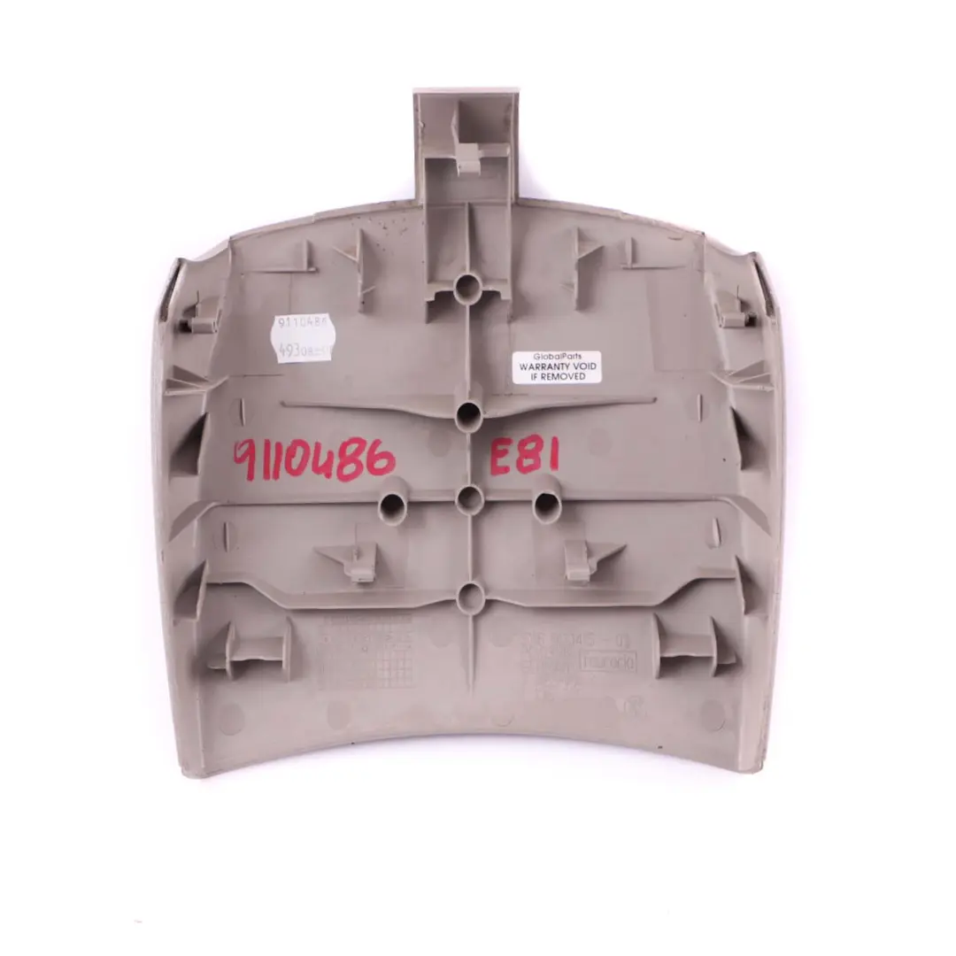 Tapa Consola Central Apoyabrazos Embellecedor Beige para BMW E81 E82 E87 LCI E88 con número de pieza 9110485 BMW E81 E82 E87 LCI E88 Tapa Consola Central Apoyabrazos Embellecedor Beige - SKU 9110486 - Número de pieza 9110485