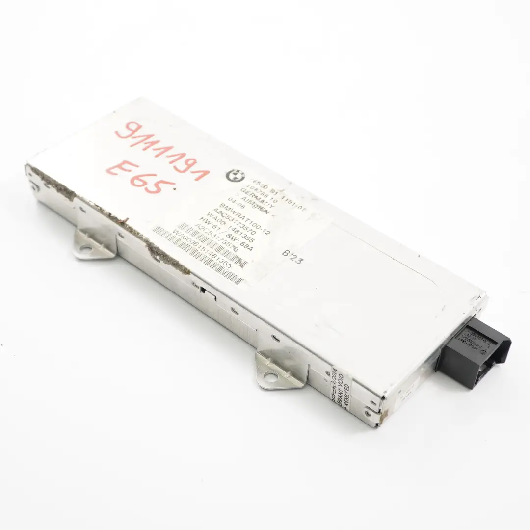 Antenne Tuner Antenne Amplificateur Module de contrôle pour BMW E65 E66 E67 à propos du numéro de pièce 9123610 BMW E65 E66 E67 Antenne Tuner Antenne Amplificateur Module de contrôle - SKU 9111191 - Numéro de pièce 9123610